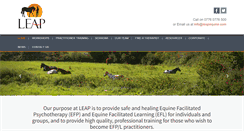 Desktop Screenshot of leapequine.com